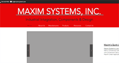 Desktop Screenshot of maximsystems.net