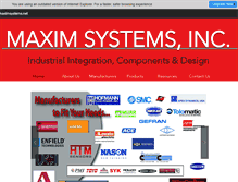 Tablet Screenshot of maximsystems.net